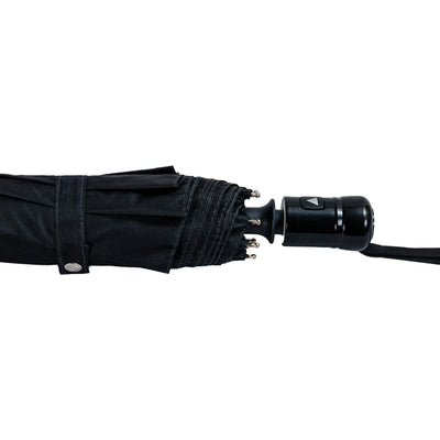 Golf Auto Mono Silver - Auto Open UV Protective Non-Foldable Umbrella